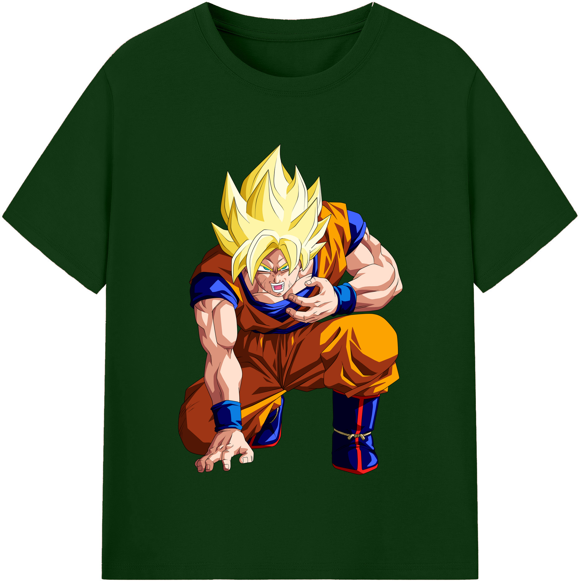 （画像用） ドラゴンボール 孫悟空（そん ごくう）Son Goku カカロット DRAGON BALL Kakarotto 綿100％半袖Tシャツ（フロントプリント）